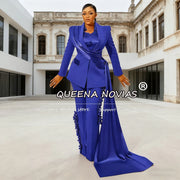 Unique Design Women Pants Suits 2 Pieces Sets Wedding Blazer Jacket With Wraps Customized Ladies Business Reception Tuxedos 2026