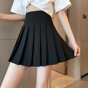 2025 Women Autumn/Winter New Fashion In Dress Matching Set Korean Elegant Knit Vest+White Shirt+pleated Short Skirt 3-Piece Suit