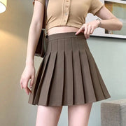 2025 Women Autumn/Winter New Fashion In Dress Matching Set Korean Elegant Knit Vest+White Shirt+pleated Short Skirt 3-Piece Suit