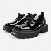 Women Loafers Crystal Platform Chunky Mary Janes Shoes 2025 Casual Sport Sandals Luxury Trend Sneakers Lace Up Woman