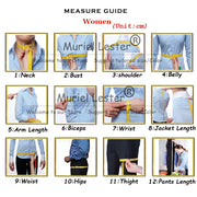 Elegant Blue Women's Suits Double Breasted 3 Piece Set