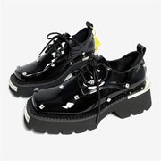 Women Loafers Crystal Platform Chunky Mary Janes Shoes 2025 Casual Sport Sandals Luxury Trend Sneakers Lace Up Woman