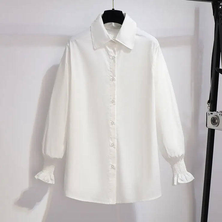 2025 Women Autumn/Winter New Fashion In Dress Matching Set Korean Elegant Knit Vest+White Shirt+pleated Short Skirt 3-Piece Suit