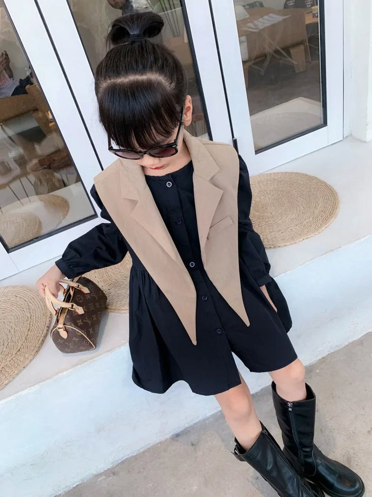 Mother Daughter Matching Autumn Dresses