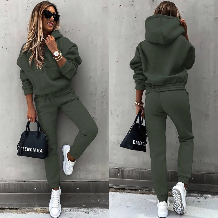 2 Piece Lounge Hoodie Sweatsuit