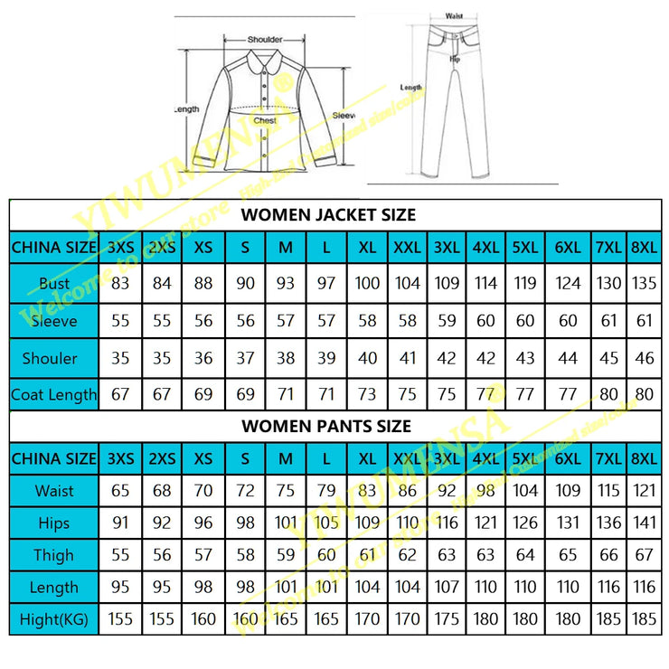 Classic Velvet 2 Pieces Double Breasted Women Suit