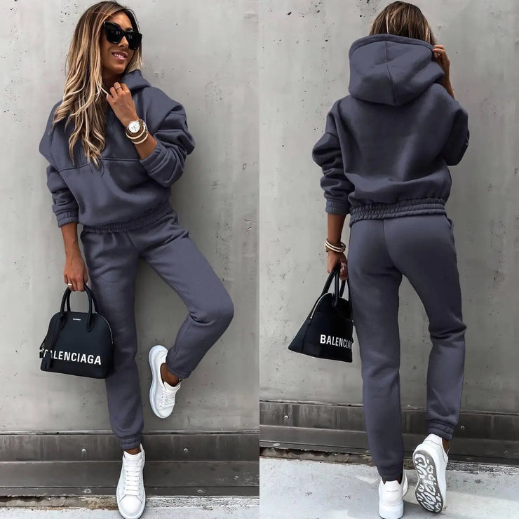 2 Piece Lounge Hoodie Sweatsuit